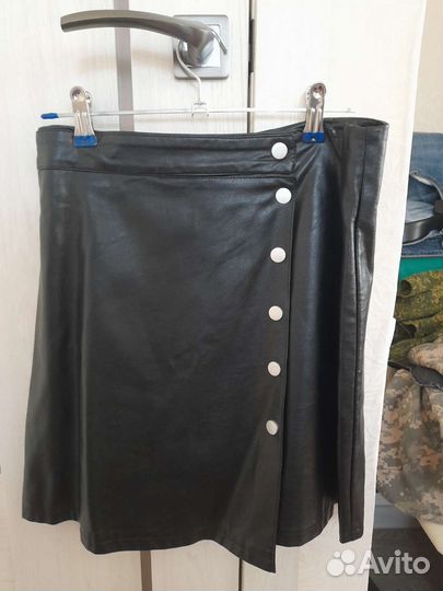 Кожаная юбка