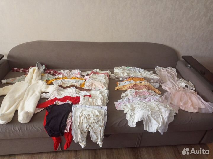 Детские вещи на девочку пакетом размер 80 86