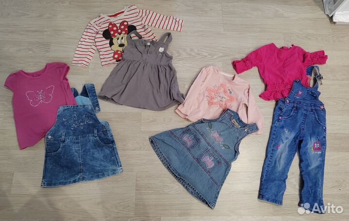 Вещи пакетом на девочку 92 98
