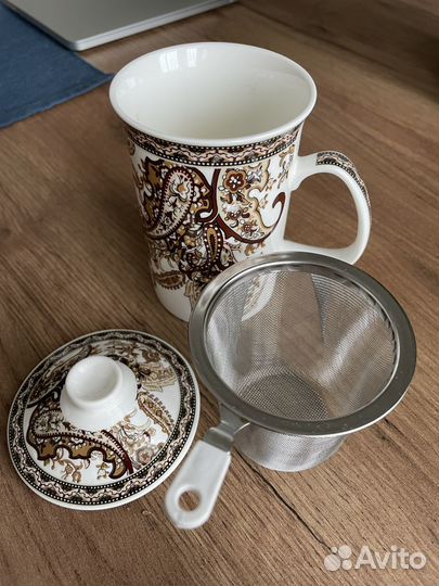 Кружка заварочная с крышкой