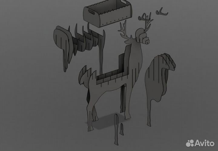 Мангал олень