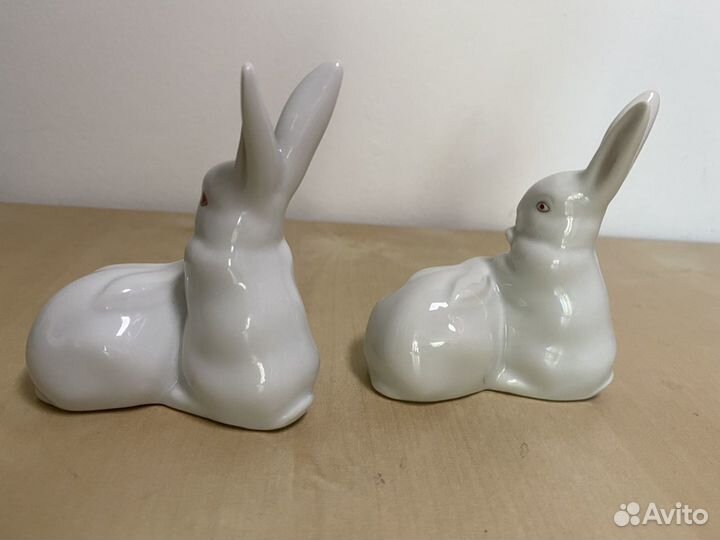 Фарфоровая статуэтка «Зайцы/с кукурузой» Herend (Х