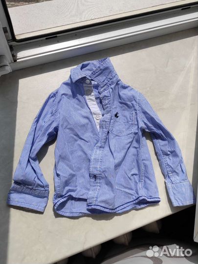 Рубашки на мальчика 80-86 размер