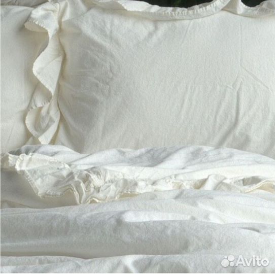 Комплект постельного белья белый Турция Limasso