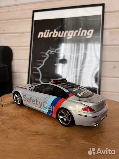 1 18 Модель Bmw e63 m6 Safety car kyosho