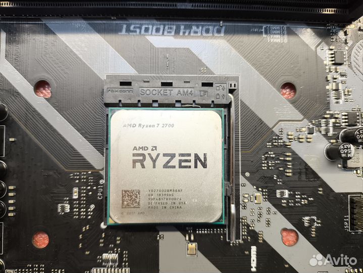 Мат. плата Msi b350 tomahawk и ryzen 2700