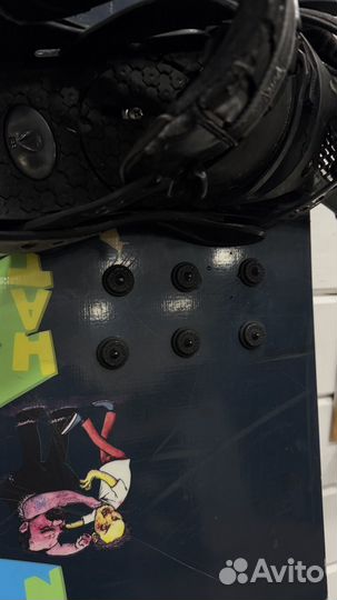 Комплект сноуборд,крепления и ботинки