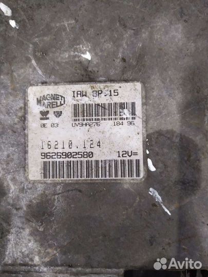 Блок управления двигателем Peugeot 806 1998г. 9626