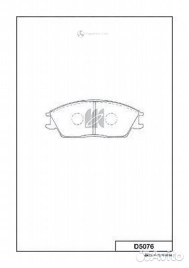 Колодки передние Hyundai Accent D5076