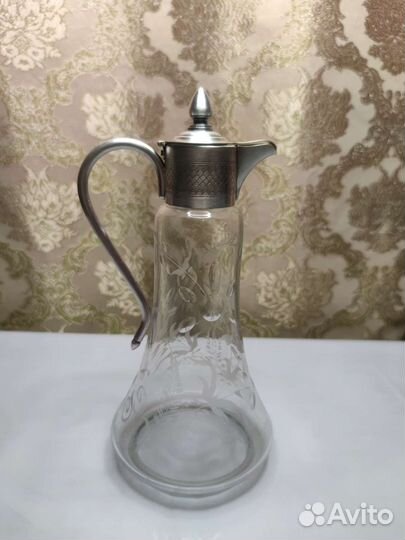 Графин старинный посеребрение