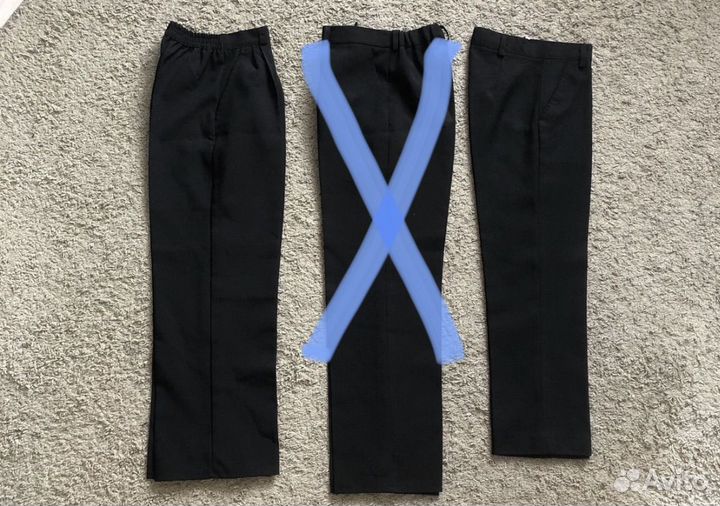 Брюки школьные для мальчика р,134-140