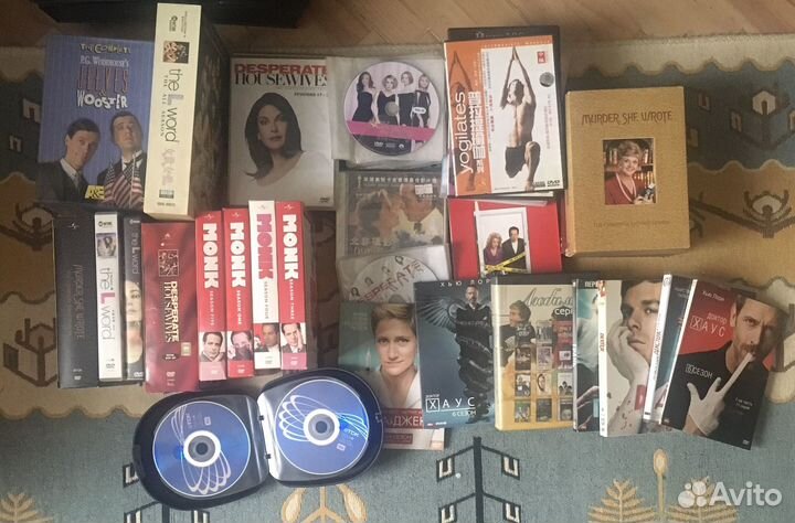 Лот. Фильмы на dvd (больше 740 шт)