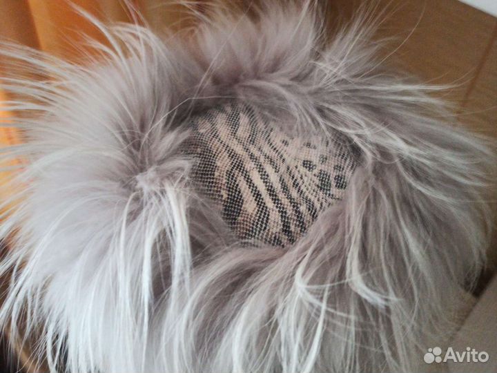 Шапка резинка натуральный мех