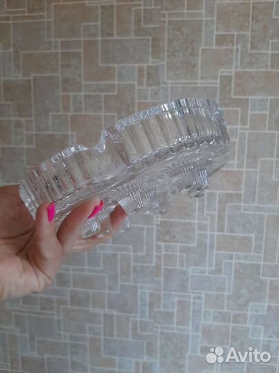 Пепельница хрусталь