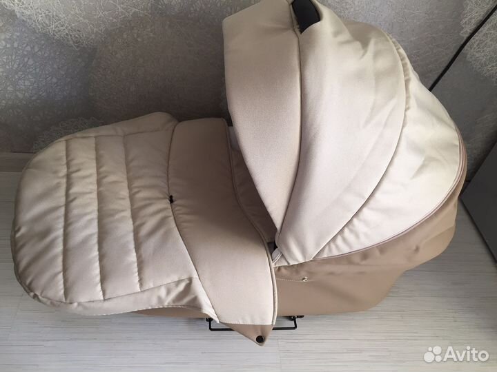 Коляска 2 в 1 indigo эко кожа