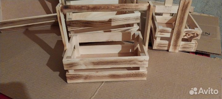 Ящик деревянный подарочный