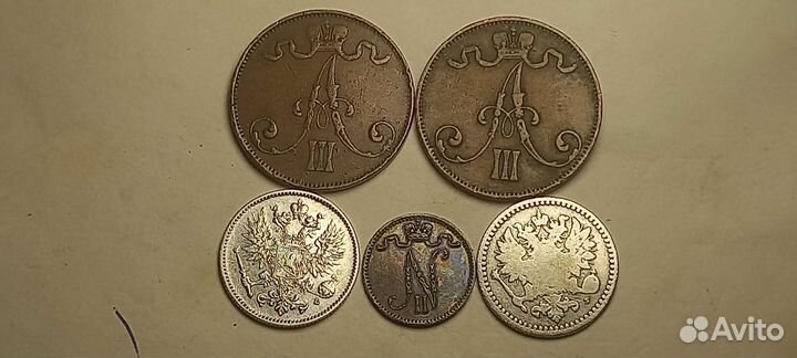 Финляндия. Медь. Серебро. 1864-1917 гг