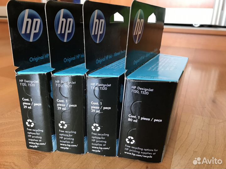 Картриджи HP711 для HP T120/T520 набор 4 шт HP 711