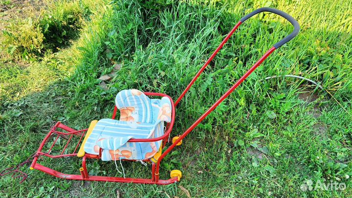 Мягкая игрушка, детские санки