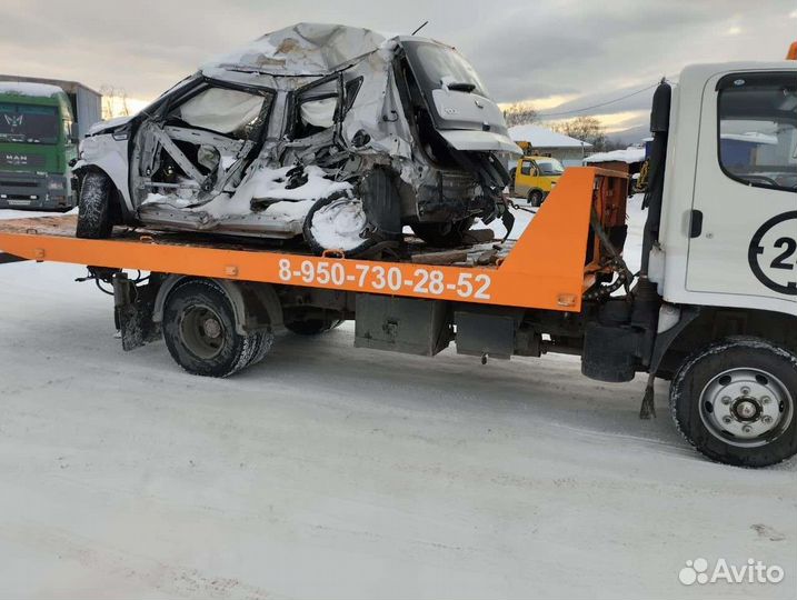 Эвакуатор. Сдвижная платформа. До 4т. 24 часа