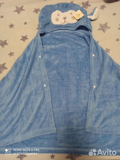 Полотенце пончо детское