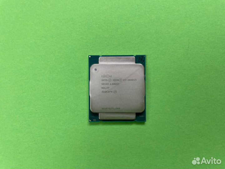 Xeon E5 2660 V3, ядер 10, 3.30 GHz, 20 потоков