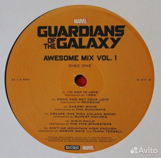 Виниловая пластинка OST, Guardians Of The Galaxy