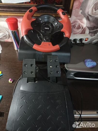 Игровой руль dialog