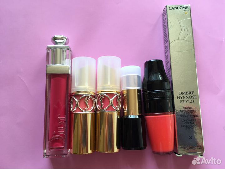 Dior, Lancome, YSL помады
