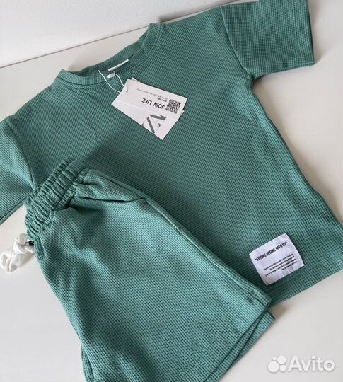 Костюм вафельный zara новый