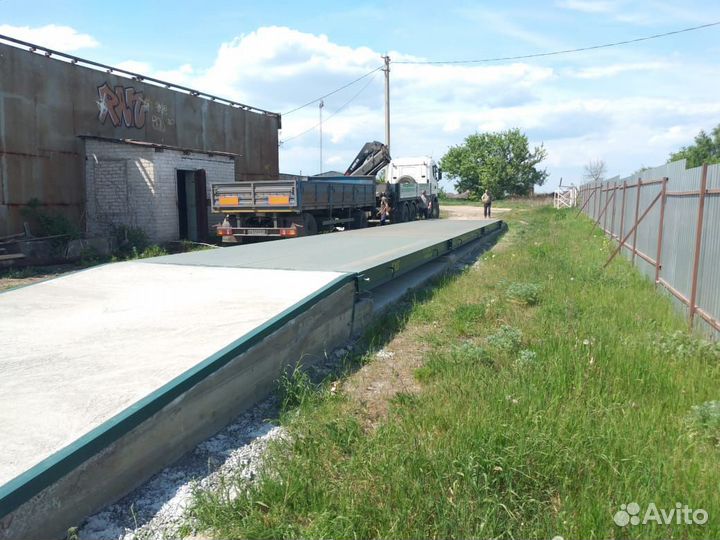 Автомобильные весы 60 тонн 18 метров (на раме)