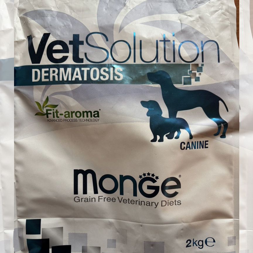 Корм monge dermatosis для собак