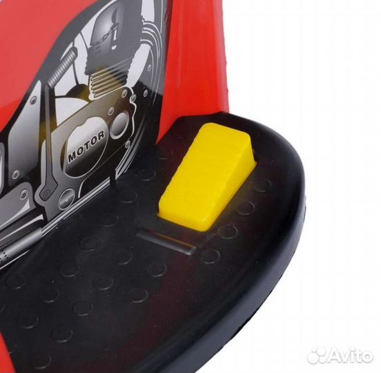 Новый Детский электромотоцикл черный и красный