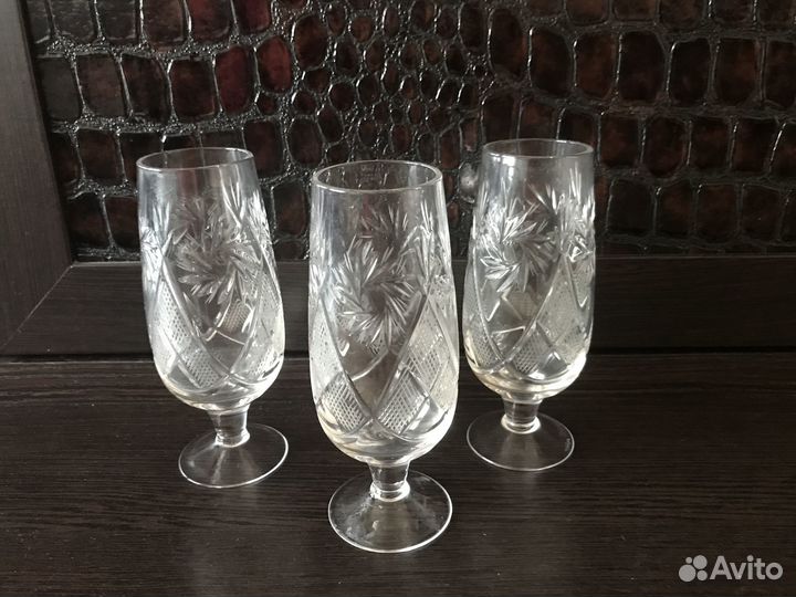 Фужеры хрустальные СССР
