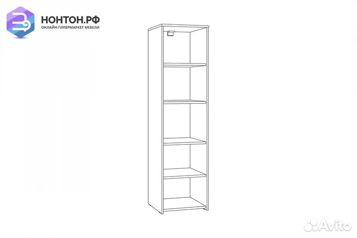 Шкаф комбинированный Торонто 13.13 белый шагрень