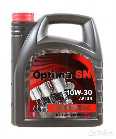10W-30 Optima SN, A3/B3 4л (полусинт. мотор
