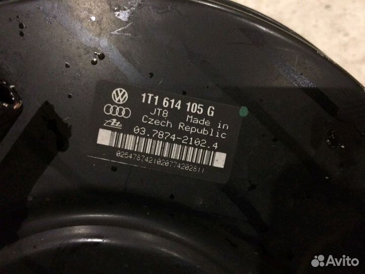 Фолькс туран Touran вакум тормозов 1T1 614 105 G