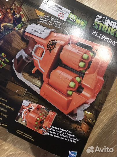 Nerf Flipfury новый бластер Nerf FireStrike