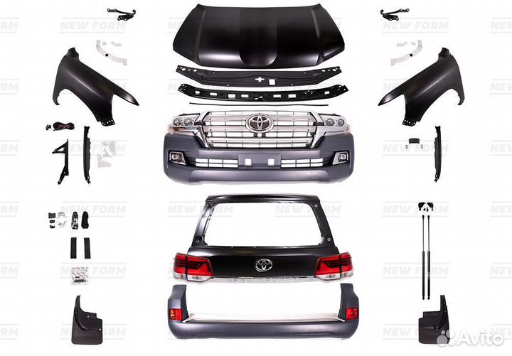 Комплект рестайлинга Toyota Land Cruiser 200
