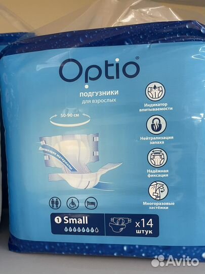 Подгузники, подгузники-трусы д/взрозлых Оптио