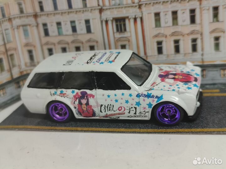 Hot wheels Datsun 510 wagon custom