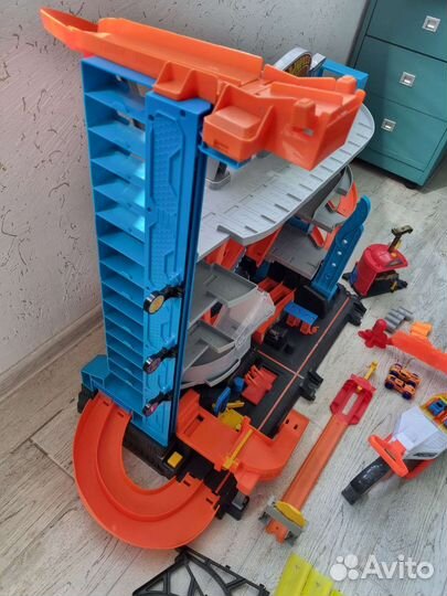 Hot wheels трек гараж акула, nerf, сетка IKEA