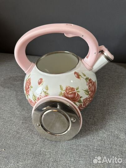 Чайник со свистком 3 литра из углеродистой стали