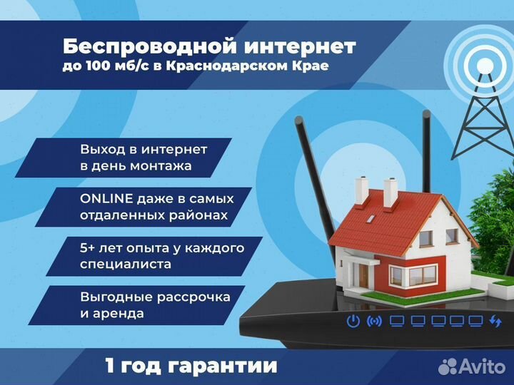 Интернет в загородный дом набор № 68