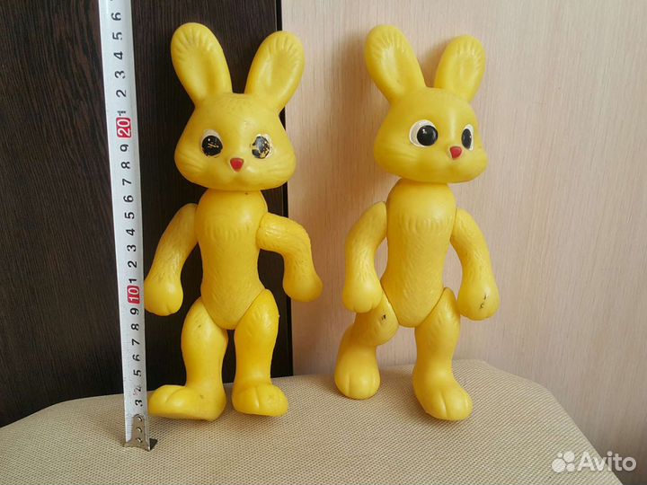 Зайчики ретро игрушки коллекция