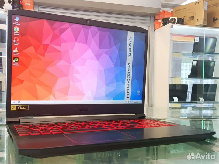 Игровой Ноутбук Acer i7 10gen 16gb SSD RTX3050 Ti