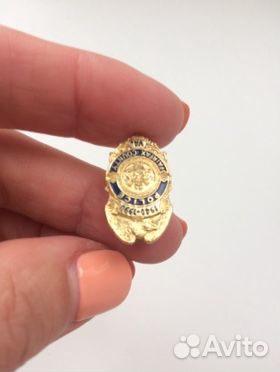 Значок полиции Фэрфакс США Оригинал