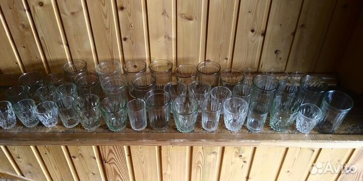 Стаканы граненые СССР 4- х видов