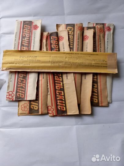 Свечи бенгальские. ссср. Г. Гатчина. 8 шт