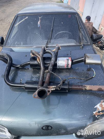 Выхлопная система стингер Субару на ваз 2114 2113